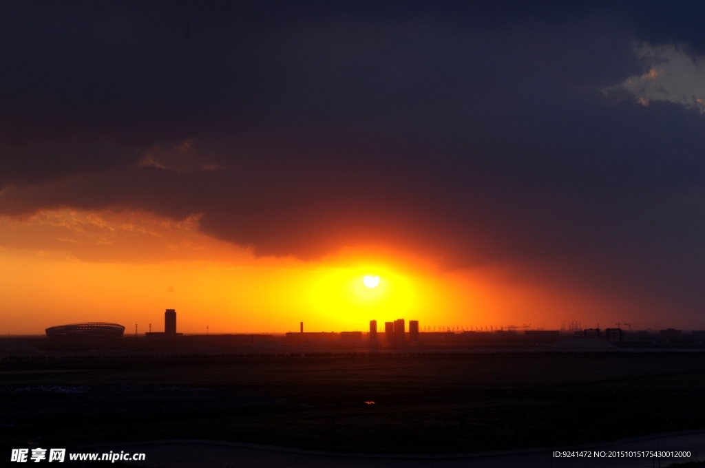 落日夕阳景色