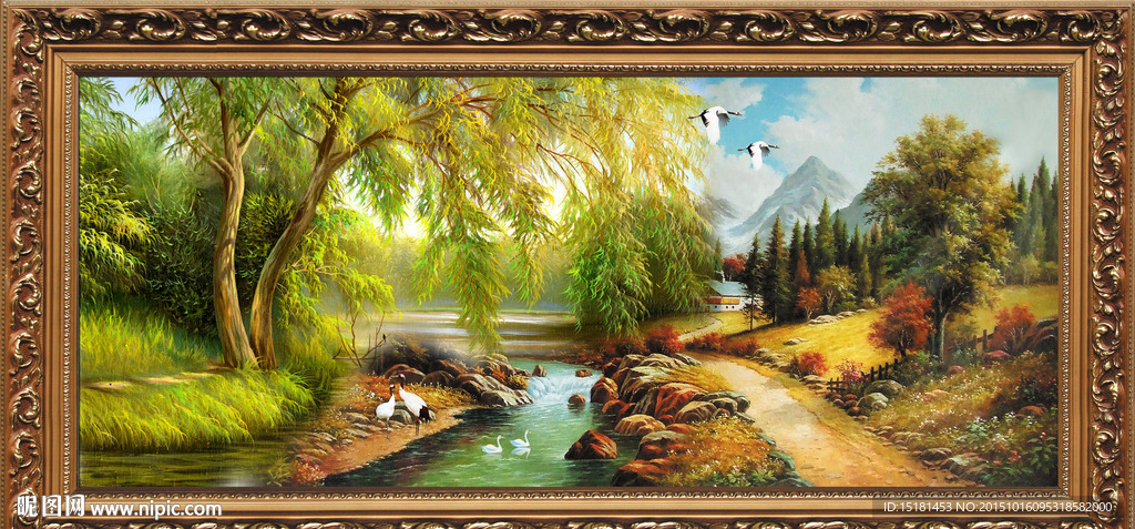 油画风景