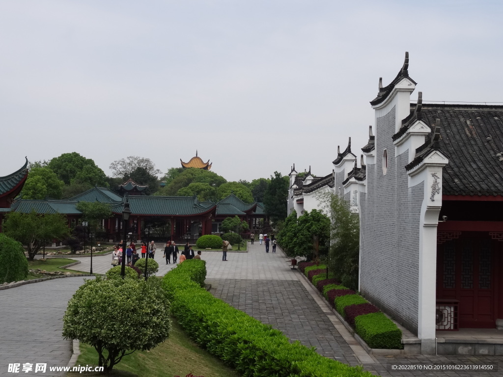 岳阳楼景区园林建筑