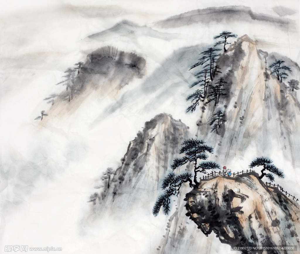 水墨山水画