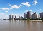 哈尔滨松花江畔风光
