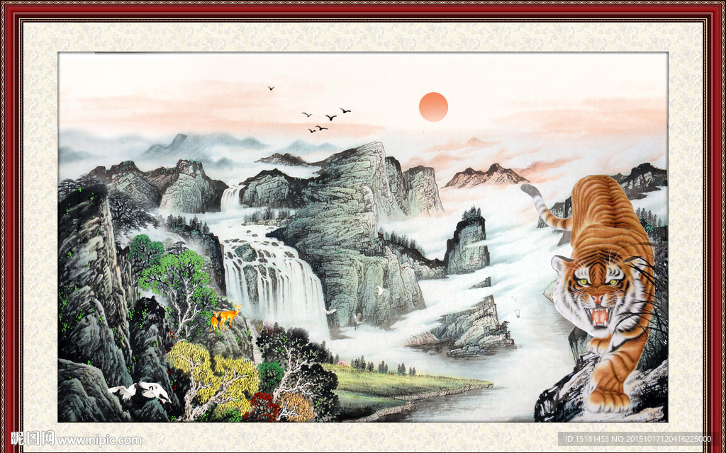 国画老虎