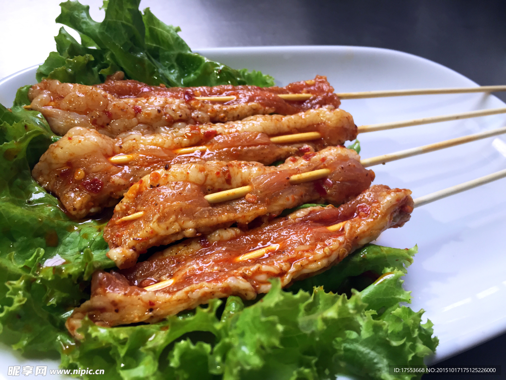 五花肉  蔬菜 串串 jpg
