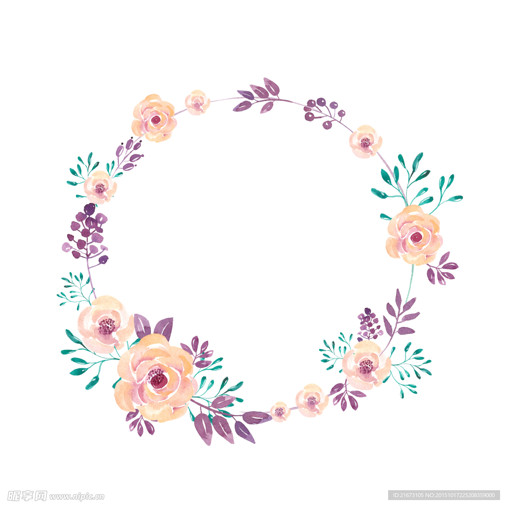 浪漫花环