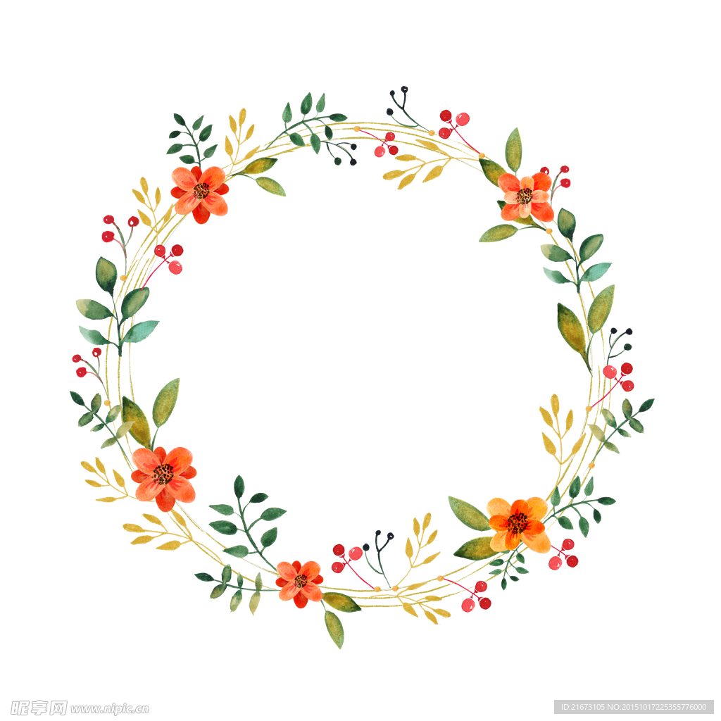 浪漫花环