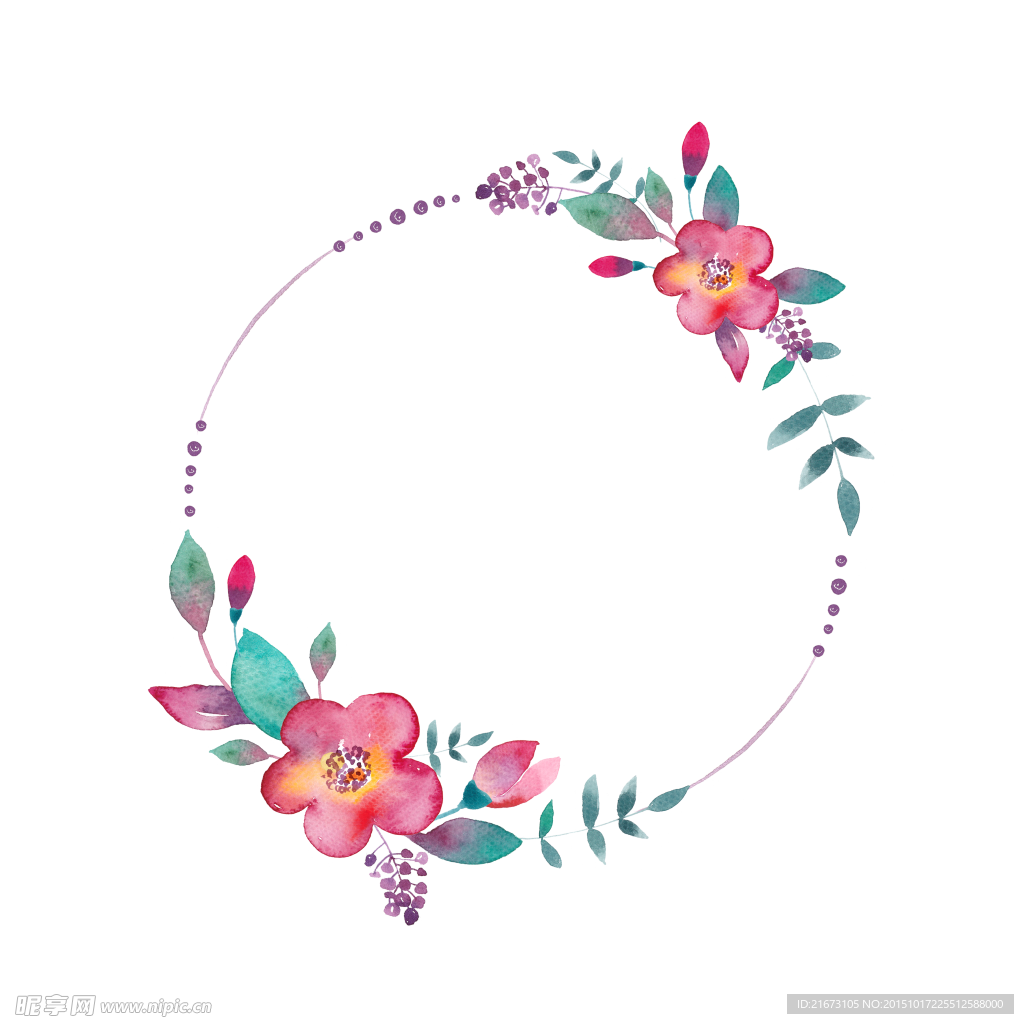 浪漫花环