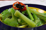 豉蒜炒苦瓜油麦菜