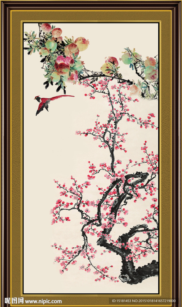 梅花装饰画