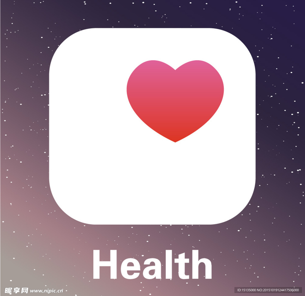 iPhone健康UI图标