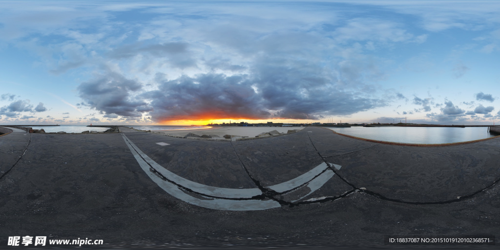 全景 云 天空 360度