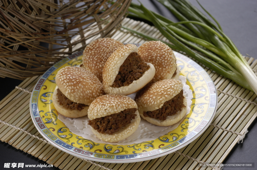 肉沫烧饼