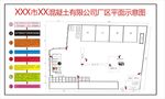 混凝土平面示意图