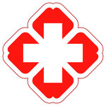 医院红心标志 十字架