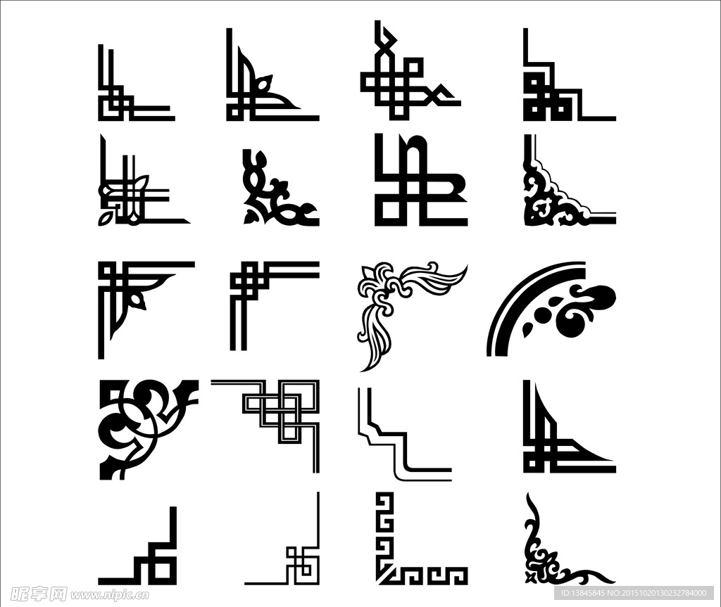 传统角纹样