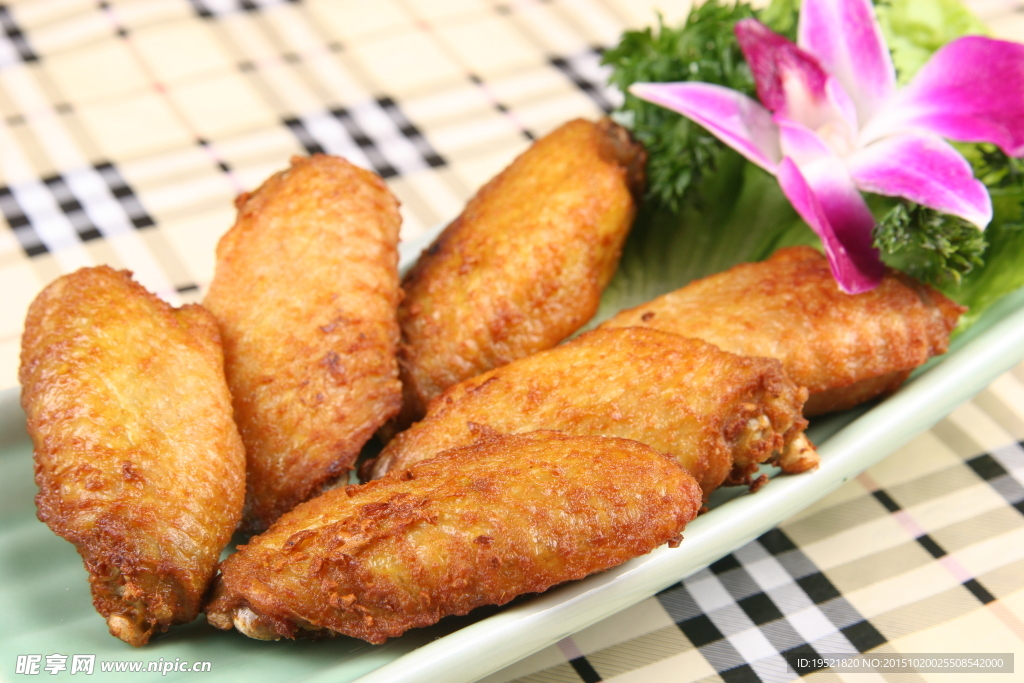 酥炸咖喱鸡翼