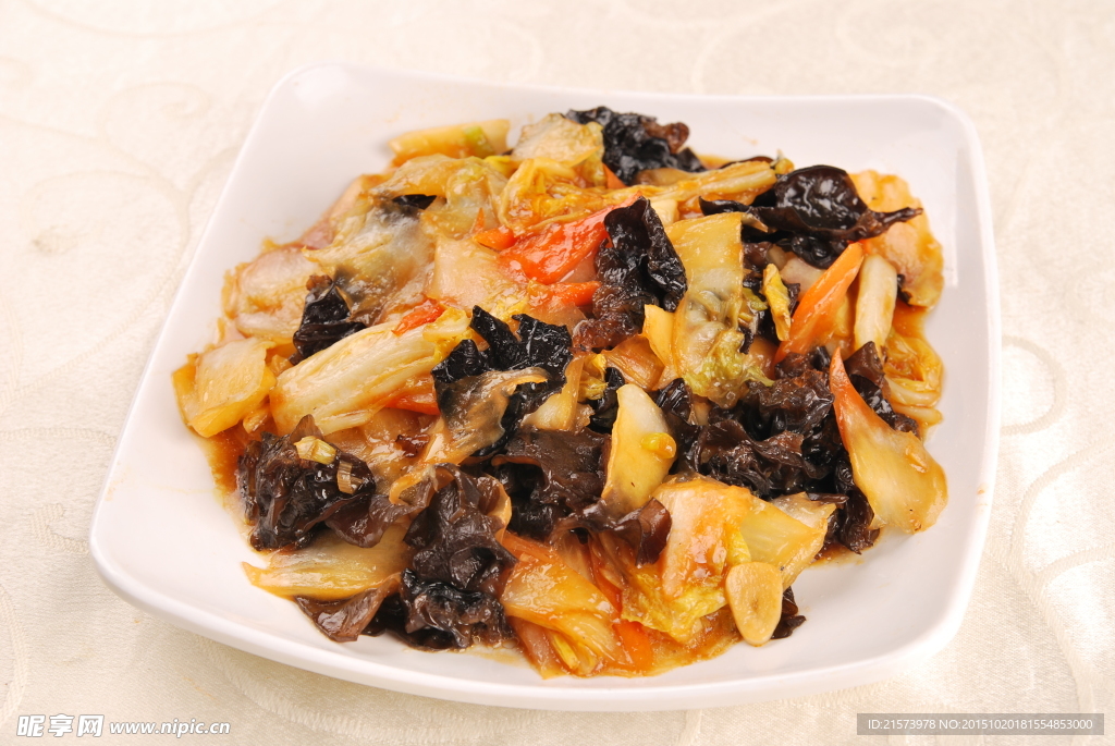 传统黑白菜