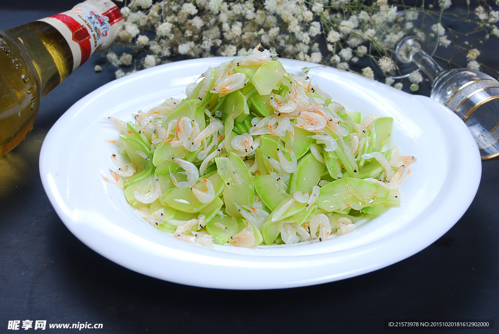 银丝肉末小白菜