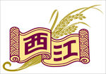 矢量西江稻穗标志