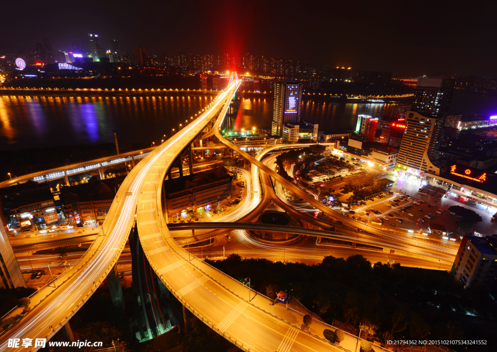 重庆立交桥夜景