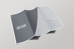 三折页小册子双面展开效果图