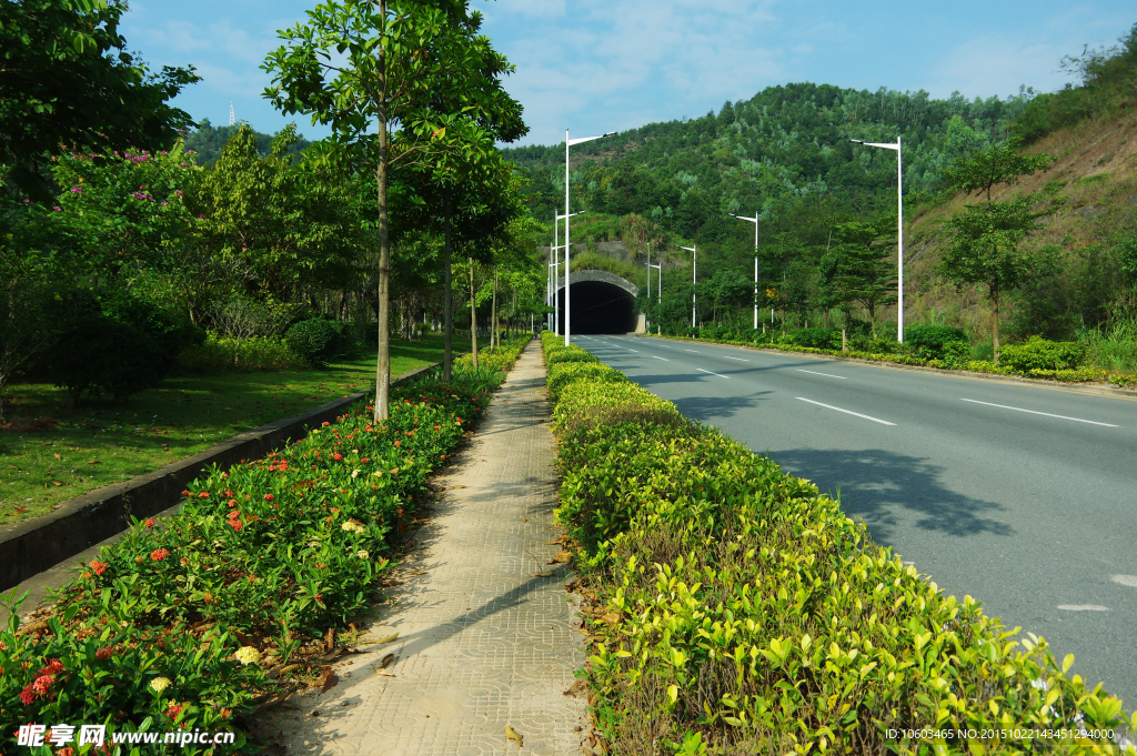 隧道景观 交通山水