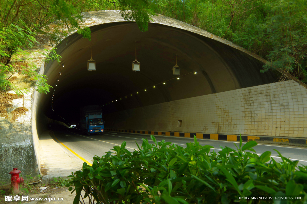 隧道景观 全程拍摄