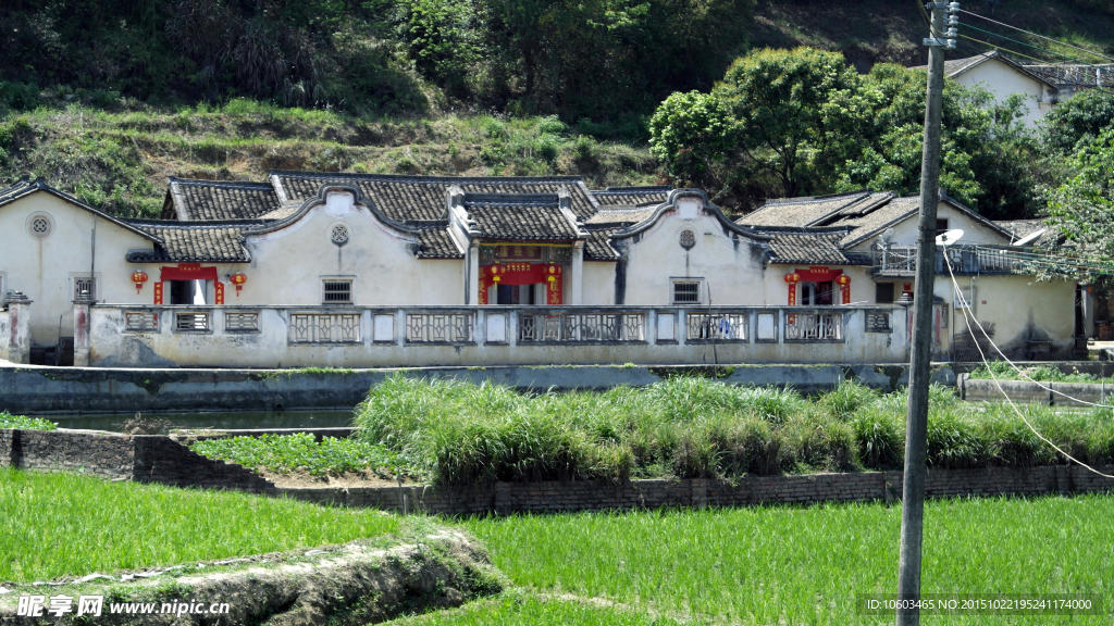 田园风光 山水民居