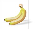 网格填充工具绘制香蕉