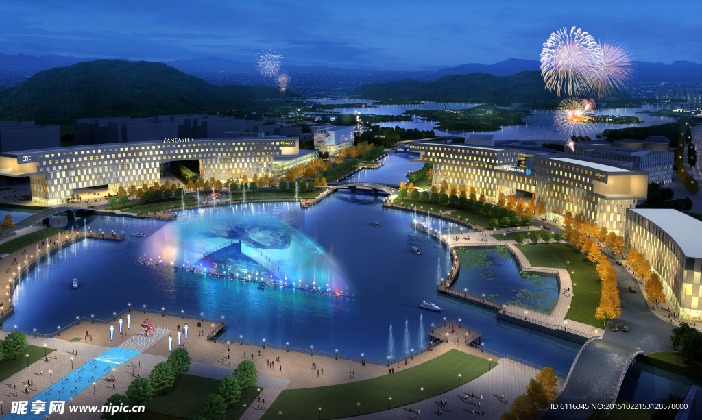 城市广场效果图