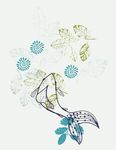 韩国 时尚 经典 花纹 艺术