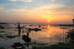 夕阳西下 落日余晖 美景 自然