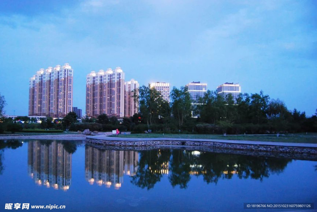 楼群背景