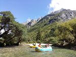 四姑娘山  蓝天白云 四川旅游