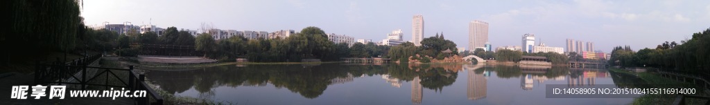 巢湖洗耳池公园全景