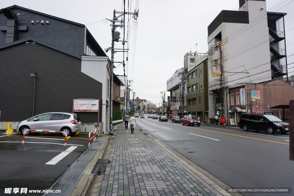 日本 街景 步行街 马路