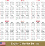 2016年历模板