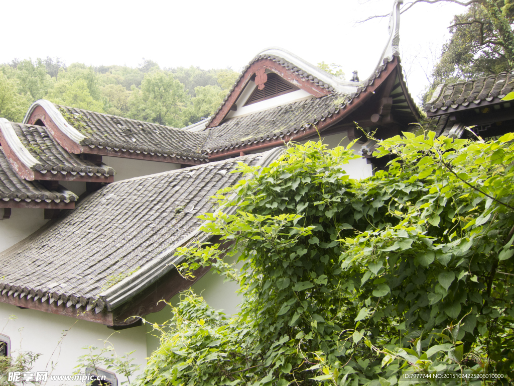 复古建筑  围墙
