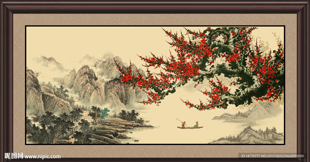 国画梅花