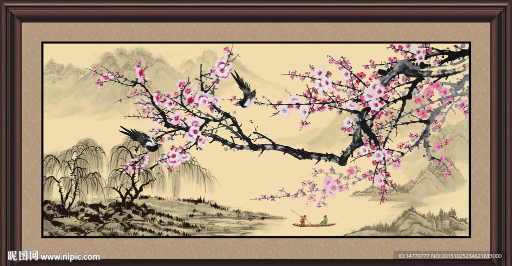 梅花国画