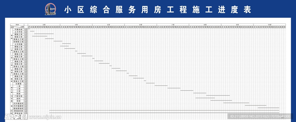 施工进度表