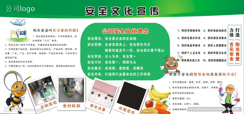 食品安全宣传栏