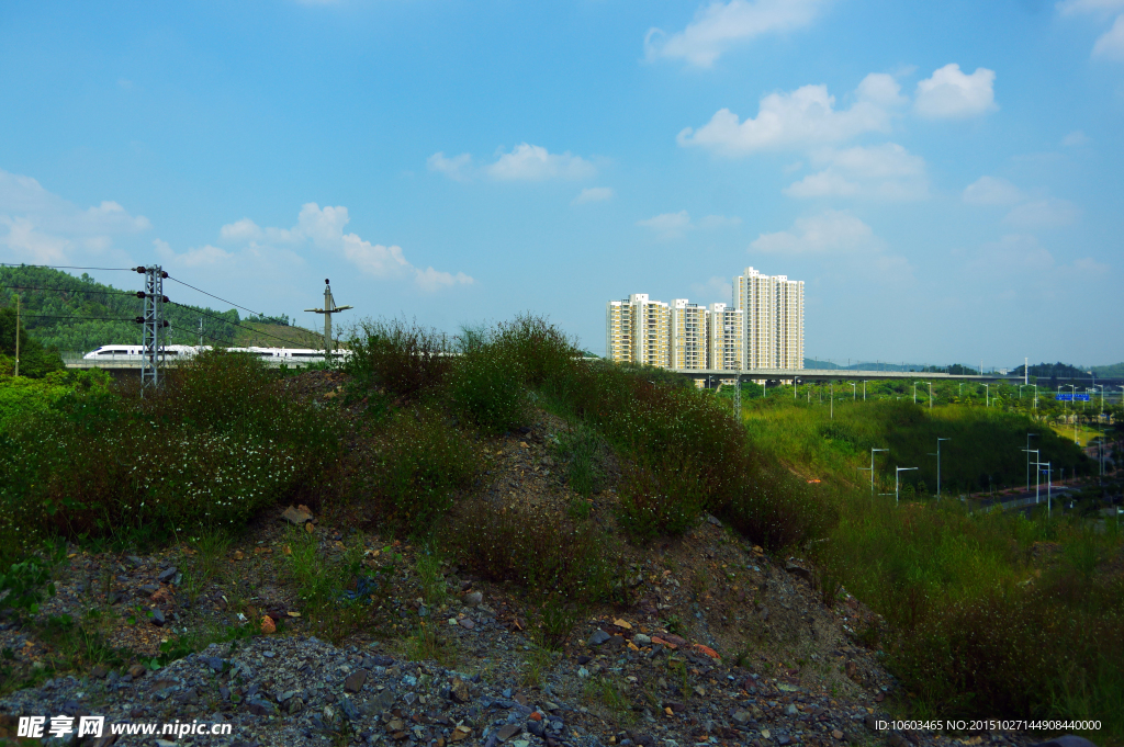 铁路山水 城市建筑