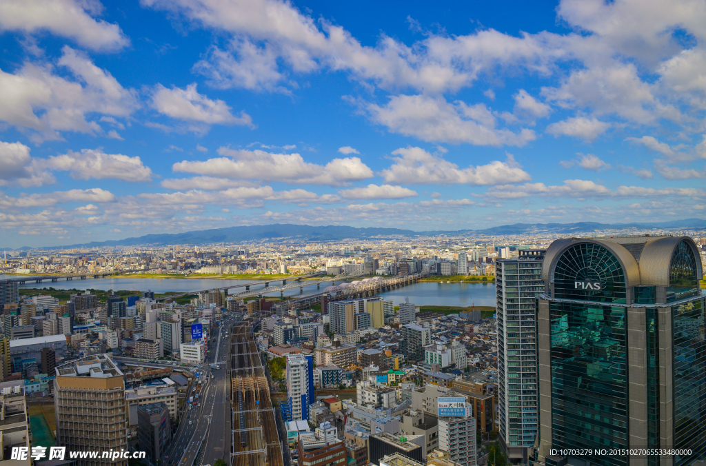 日本大阪城市景