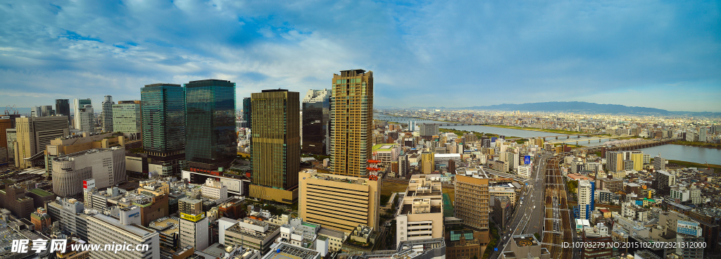 日本大阪城市景