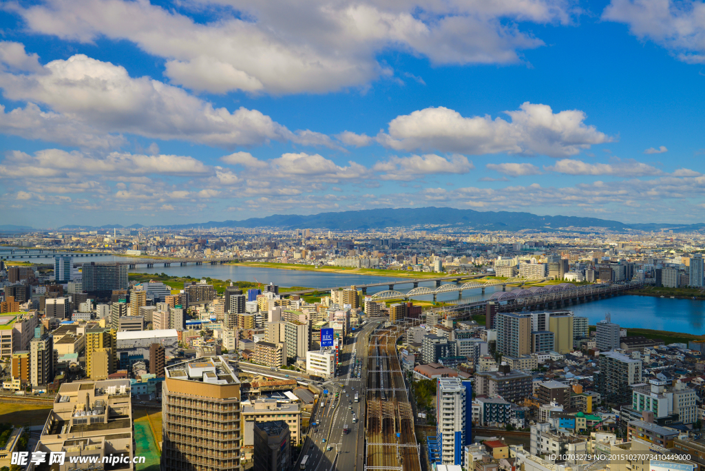 日本大阪城市景