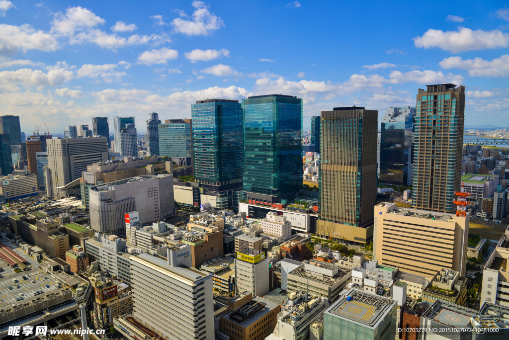 日本大阪城市景