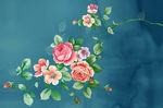经典花纹 背景底纹 流行花纹