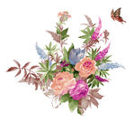 经典花纹 背景底纹 流行花纹