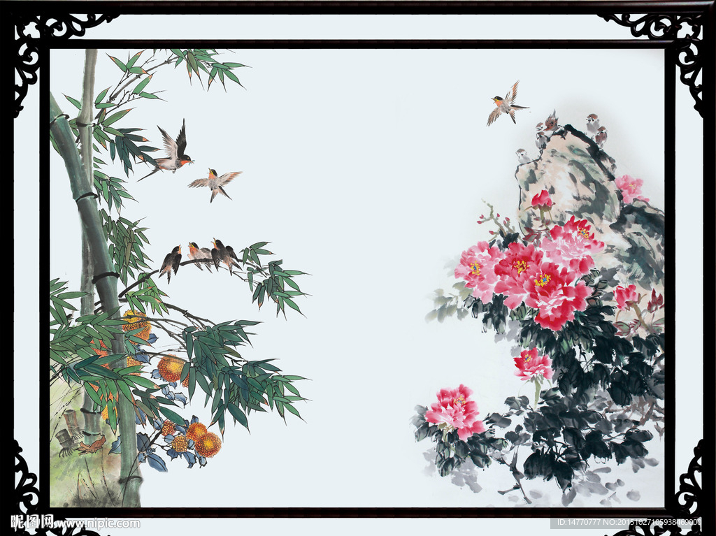 国画花鸟图