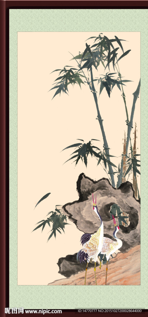 竹子水墨